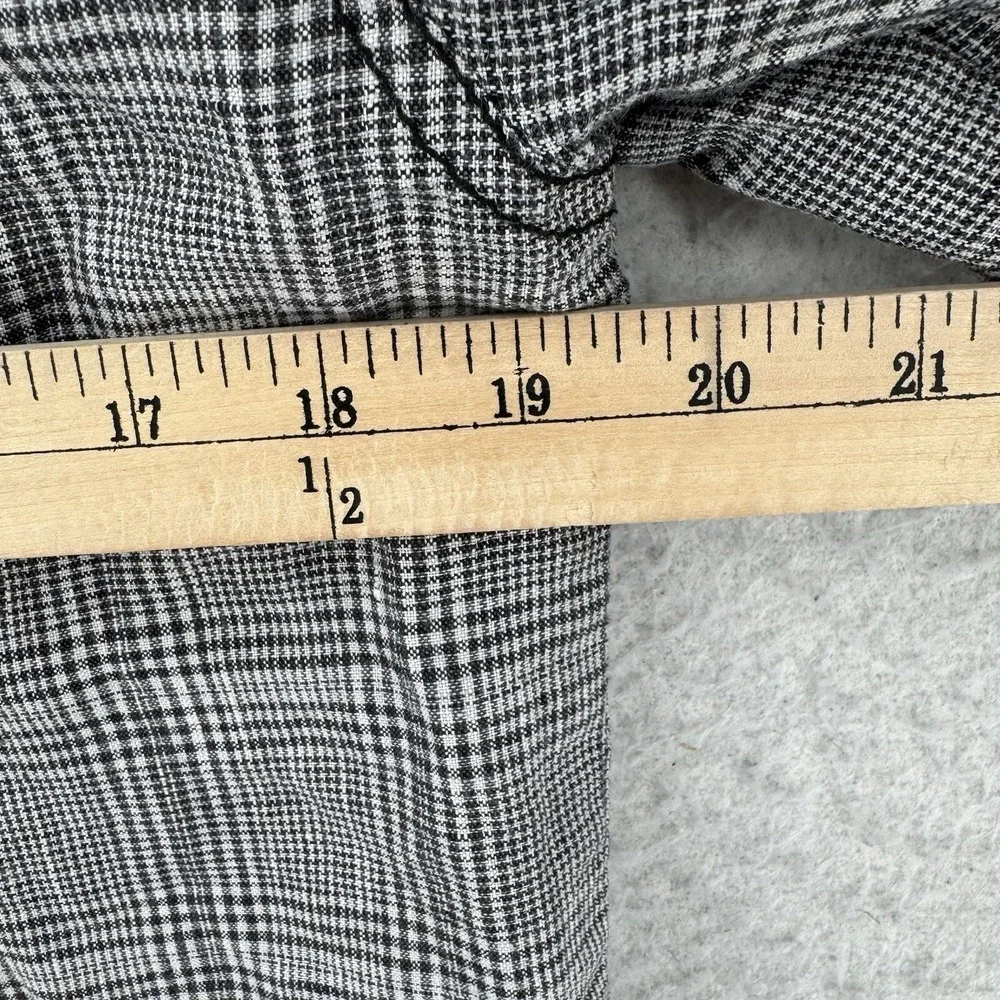 Current Elliot Dassen‎ Jacket Womens Size 1 Small Plaid Side Stripe Linen Bomber